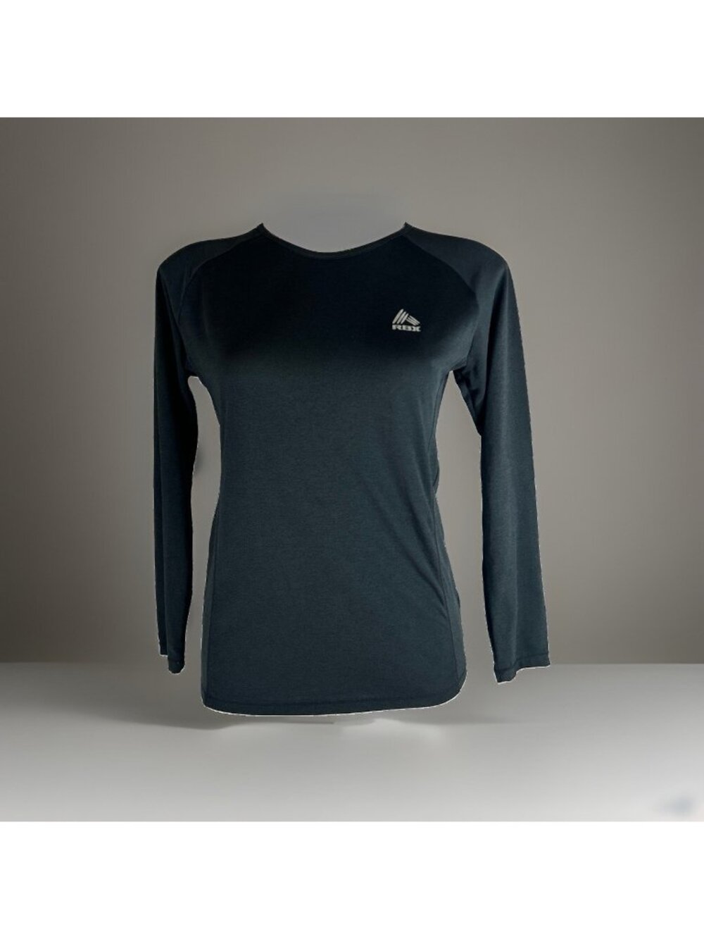 RBX Black Long-Sleeved Performance Top Ladies size medium Shirt 100% Polyester